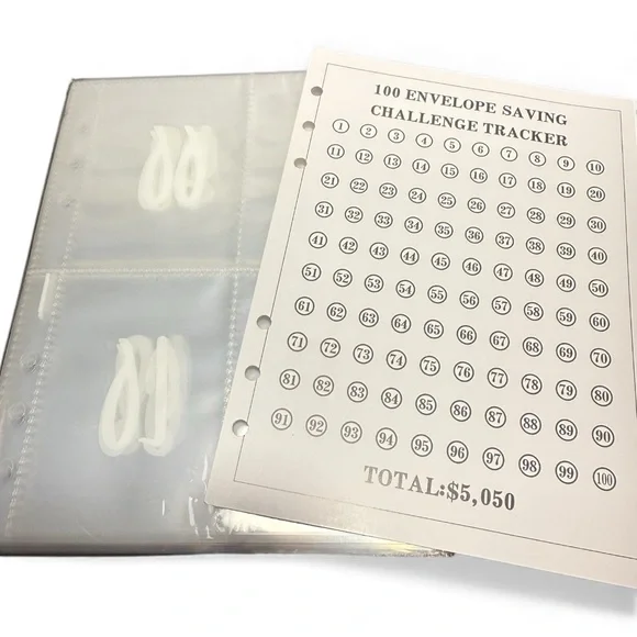 Savings Challenge Binder - Pink (NWT) - Picture 3 of 3